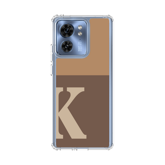スリムプロテクションケース［ オリジナル - initial two tone - K brown ］