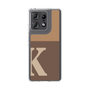 スリムプロテクションケース［ オリジナル - initial two tone - K brown ］