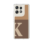 スリムプロテクションケース［ オリジナル - initial two tone - K brown ］
