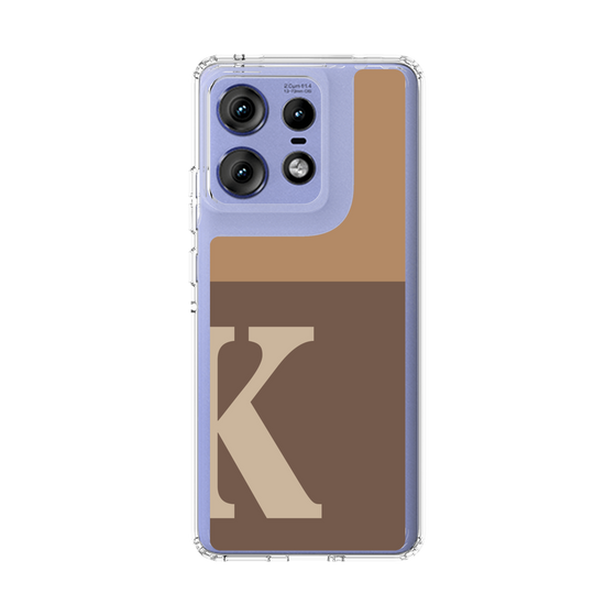 スリムプロテクションケース［ オリジナル - initial two tone - K brown ］