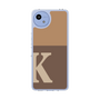 スリムプロテクションケース［ オリジナル - initial two tone - K brown ］