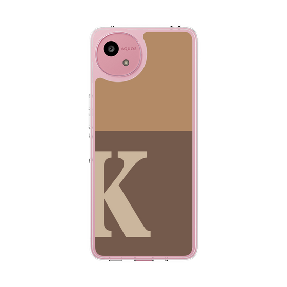 スリムプロテクションケース［ オリジナル - initial two tone - K brown ］
