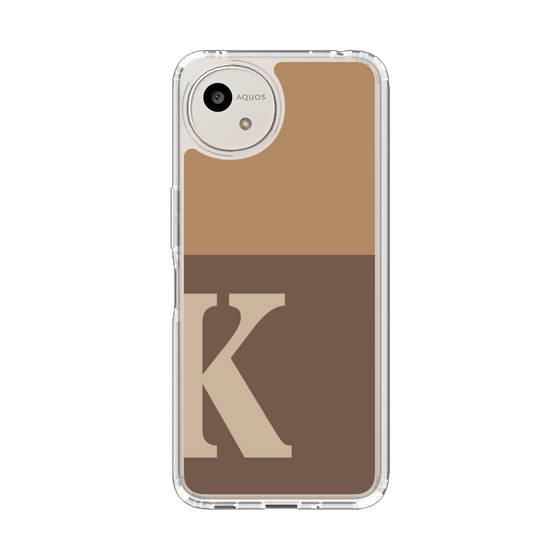 スリムプロテクションケース［ オリジナル - initial two tone - K brown ］