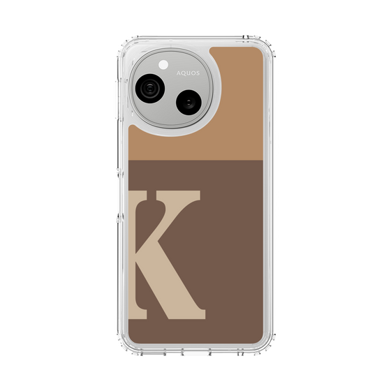 スリムプロテクションケース［ オリジナル - initial two tone - K brown ］