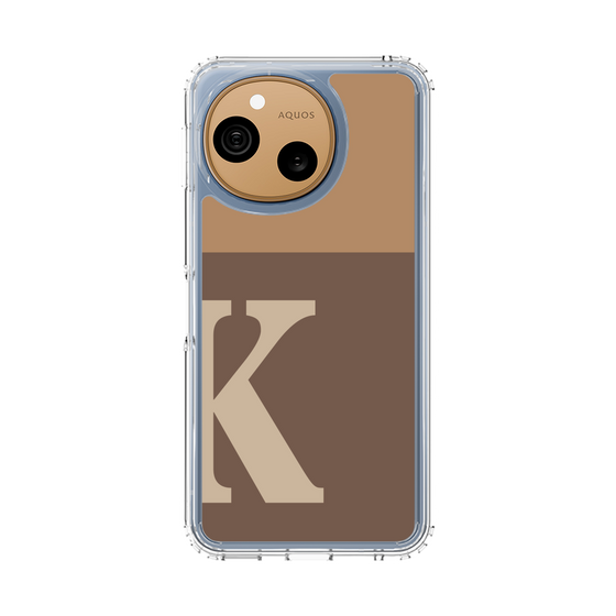 スリムプロテクションケース［ オリジナル - initial two tone - K brown ］