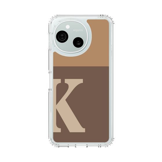 スリムプロテクションケース［ オリジナル - initial two tone - K brown ］