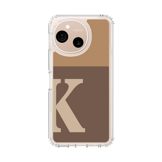 スリムプロテクションケース［ オリジナル - initial two tone - K brown ］