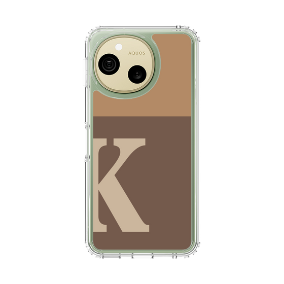 スリムプロテクションケース［ オリジナル - initial two tone - K brown ］