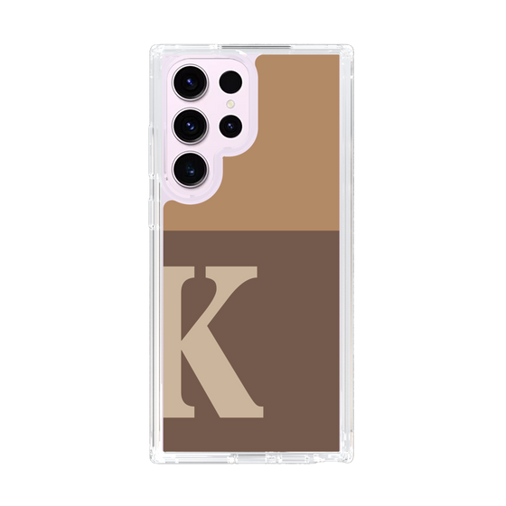 スリムプロテクションケース［ オリジナル - initial two tone - K brown ］