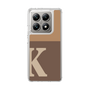 スリムプロテクションケース［ オリジナル - initial two tone - K brown ］