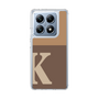 スリムプロテクションケース［ オリジナル - initial two tone - K brown ］