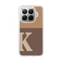 スリムプロテクションケース［ オリジナル - initial two tone - K brown ］