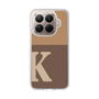スリムプロテクションケース［ オリジナル - initial two tone - K brown ］