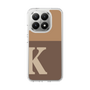 スリムプロテクションケース［ オリジナル - initial two tone - K brown ］