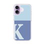 スリムプロテクションケース［ オリジナル - initial two tone - K blue ］
