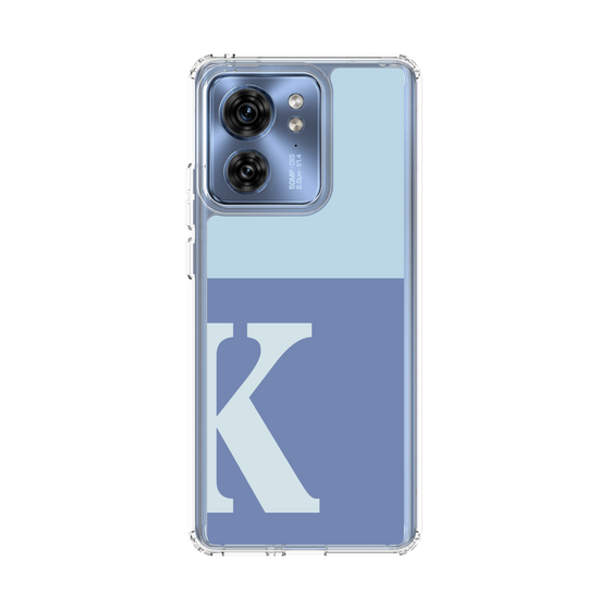 スリムプロテクションケース［ オリジナル - initial two tone - K blue ］
