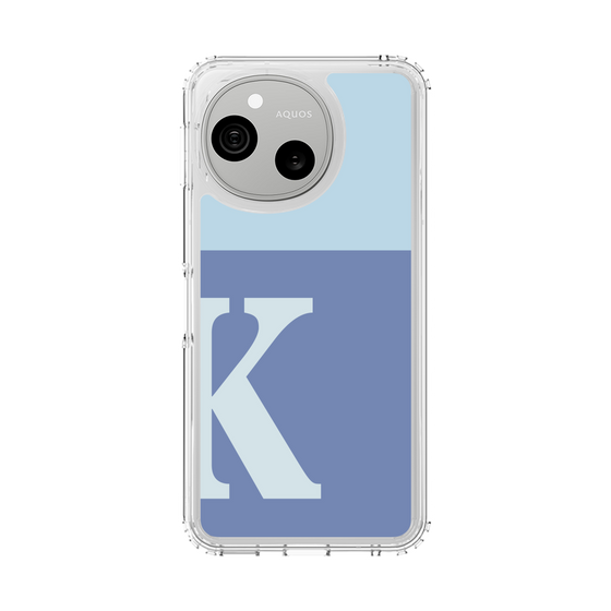 スリムプロテクションケース［ オリジナル - initial two tone - K blue ］