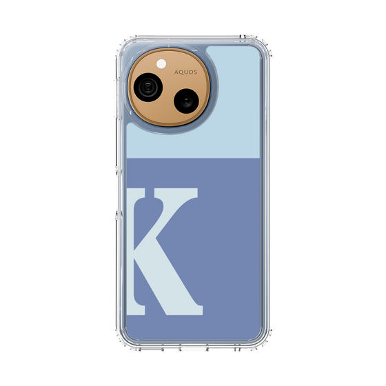 スリムプロテクションケース［ オリジナル - initial two tone - K blue ］