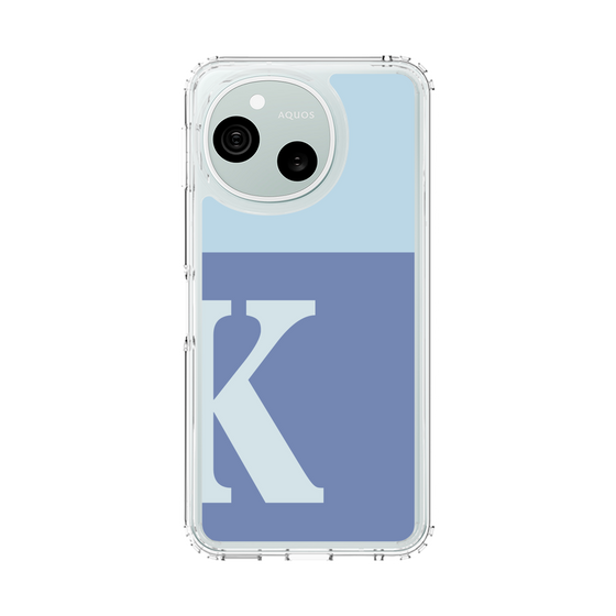 スリムプロテクションケース［ オリジナル - initial two tone - K blue ］
