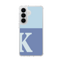 スリムプロテクションケース［ オリジナル - initial two tone - K blue ］