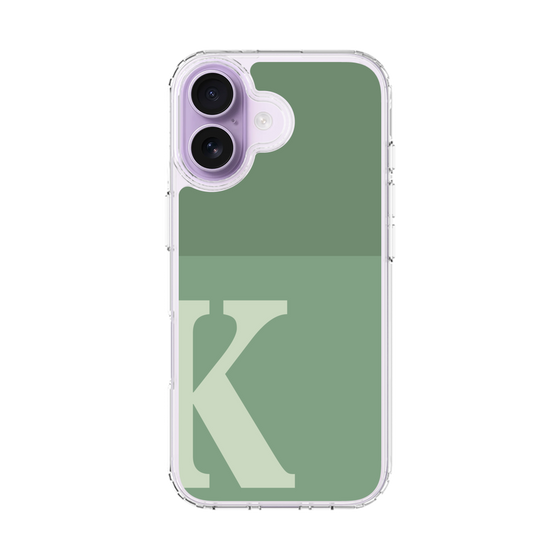スリムプロテクションケース［ オリジナル - initial two tone - K green ］