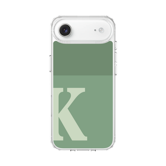 スリムプロテクションケース［ オリジナル - initial two tone - K green ］