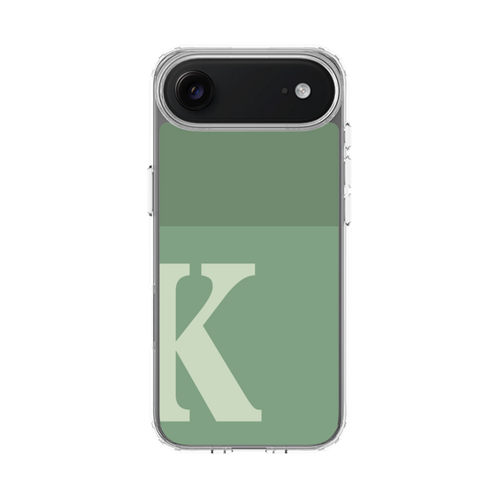 スリムプロテクションケース［ オリジナル - initial two tone - K green ］