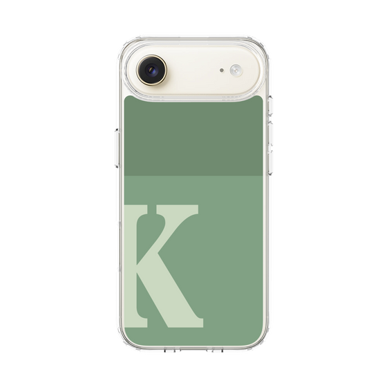スリムプロテクションケース［ オリジナル - initial two tone - K green ］