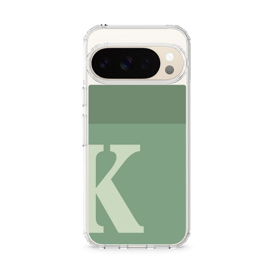 スリムプロテクションケース［ オリジナル - initial two tone - K green ］