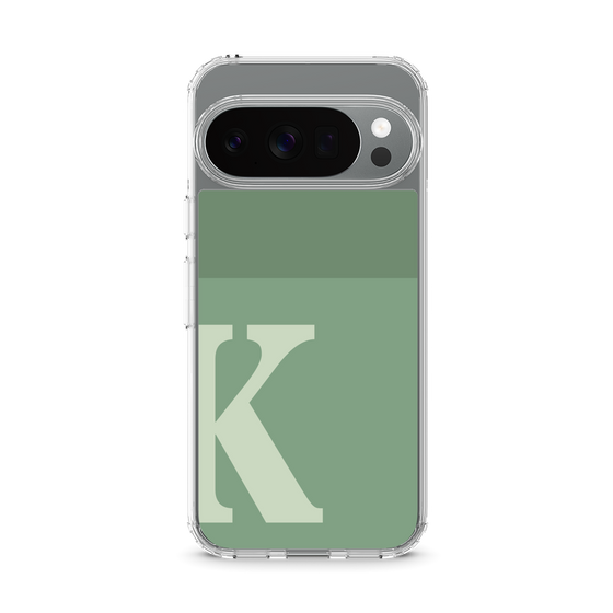 スリムプロテクションケース［ オリジナル - initial two tone - K green ］