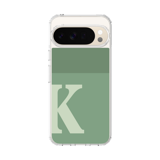 スリムプロテクションケース［ オリジナル - initial two tone - K green ］