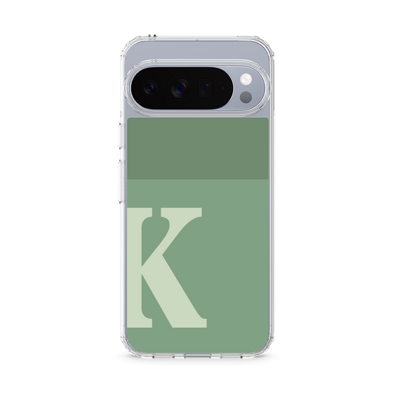 スリムプロテクションケース［ オリジナル - initial two tone - K green ］