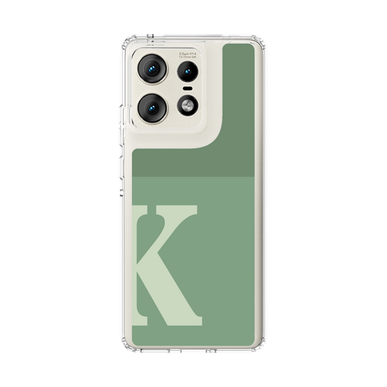 スリムプロテクションケース［ オリジナル - initial two tone - K green ］