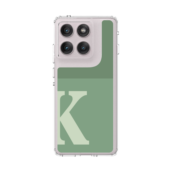 スリムプロテクションケース［ オリジナル - initial two tone - K green ］