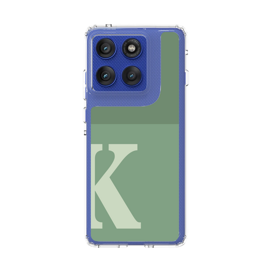 スリムプロテクションケース［ オリジナル - initial two tone - K green ］