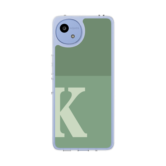 スリムプロテクションケース［ オリジナル - initial two tone - K green ］