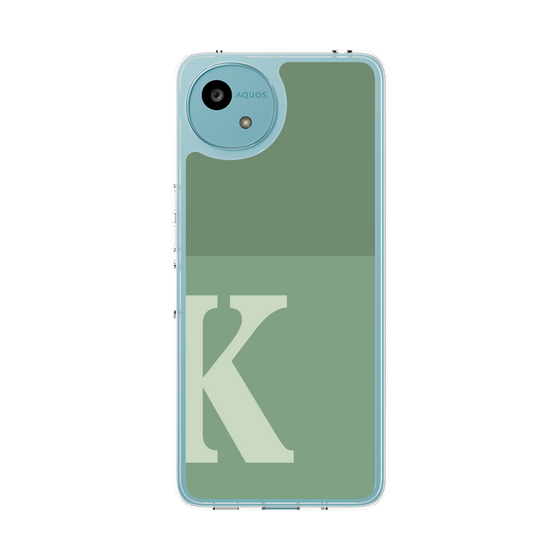 スリムプロテクションケース［ オリジナル - initial two tone - K green ］