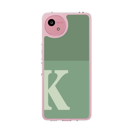 スリムプロテクションケース［ オリジナル - initial two tone - K green ］