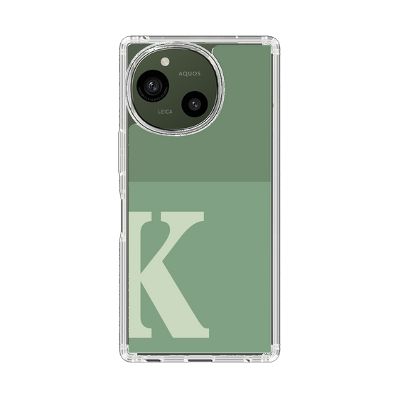 スリムプロテクションケース［ オリジナル - initial two tone - K green ］