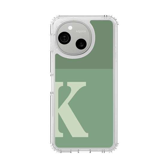 スリムプロテクションケース［ オリジナル - initial two tone - K green ］