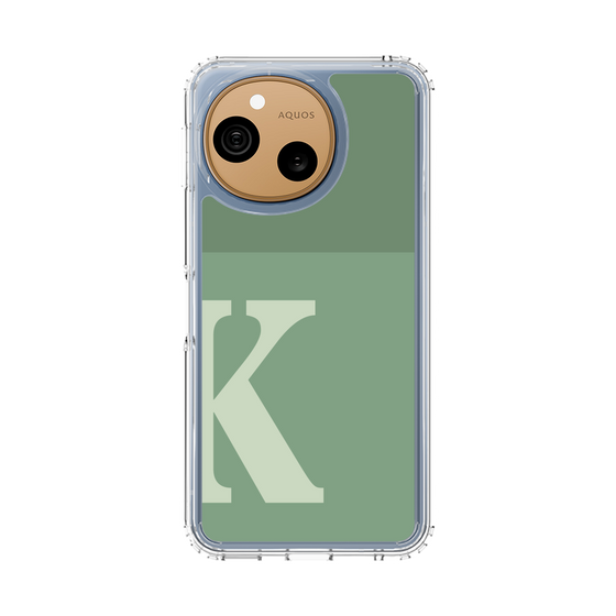 スリムプロテクションケース［ オリジナル - initial two tone - K green ］