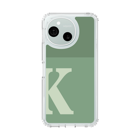 スリムプロテクションケース［ オリジナル - initial two tone - K green ］