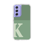 スリムプロテクションケース［ オリジナル - initial two tone - K green ］
