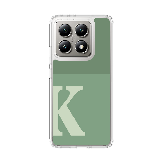 スリムプロテクションケース［ オリジナル - initial two tone - K green ］