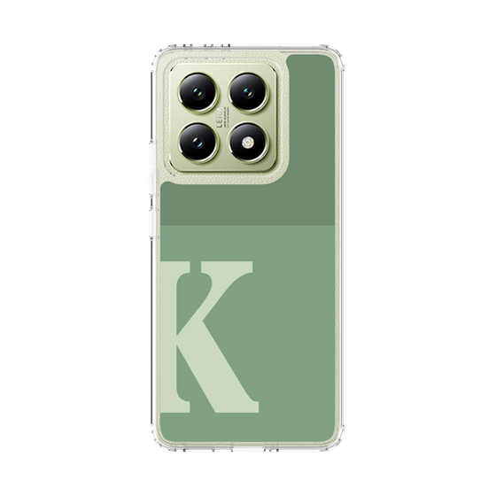 スリムプロテクションケース［ オリジナル - initial two tone - K green ］
