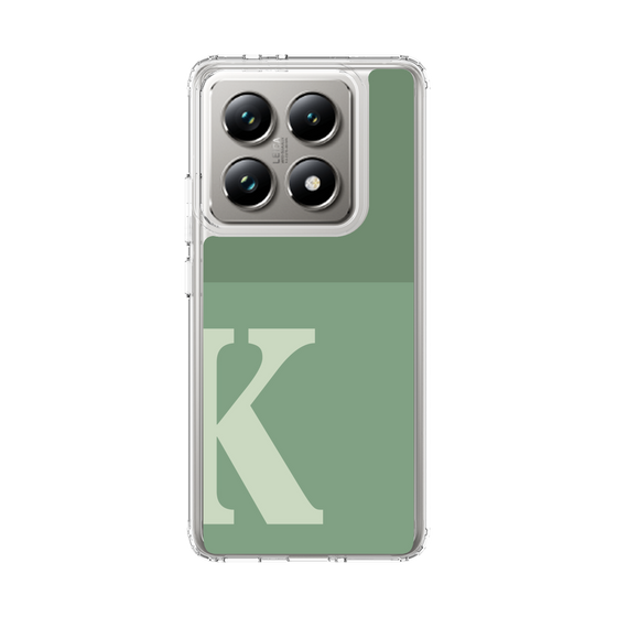 スリムプロテクションケース［ オリジナル - initial two tone - K green ］