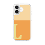 スリムプロテクションケース［ オリジナル - initial two tone - L orange ］
