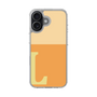 スリムプロテクションケース［ オリジナル - initial two tone - L orange ］