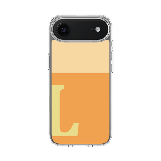 スリムプロテクションケース［ オリジナル - initial two tone - L orange ］