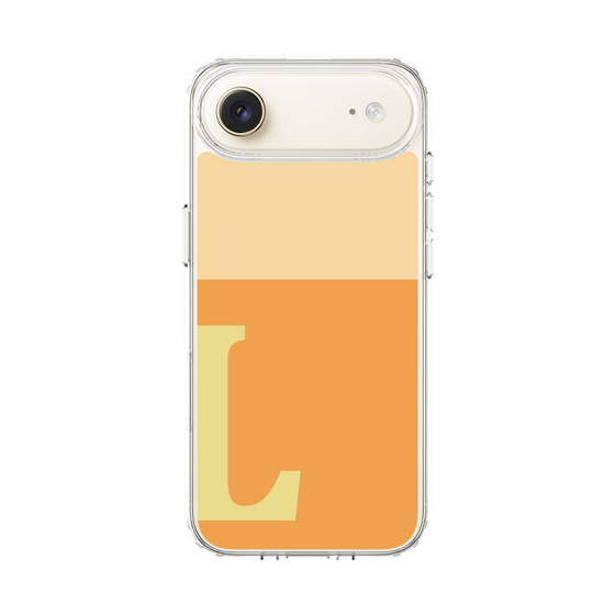 スリムプロテクションケース［ オリジナル - initial two tone - L orange ］